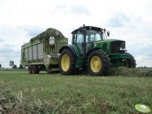 John Deere 6620 + Claas Sprint 445S