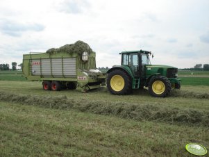 John Deere 6620 + Claas Sprint 445S