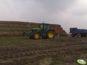 John Deere 6620 + głębosz