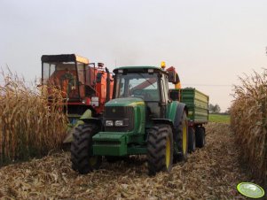 John Deere 6620 i Bizon Rekord Z058