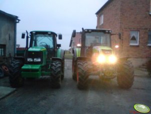 John Deere 6620 i Claas Ares 657 ATZ