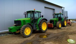 John Deere 6620 + John Deere 8200