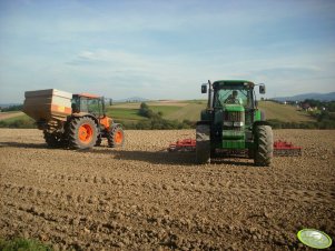 John Deere 6620 & Kubota M108S 