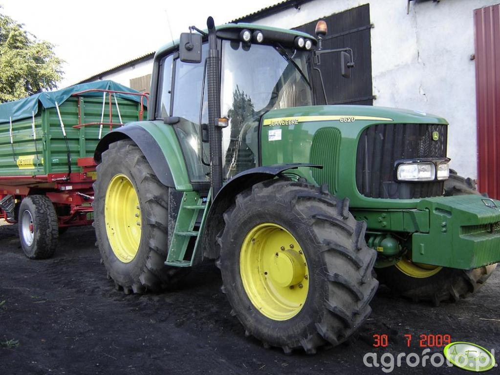 zdjęcie traktor john deere 6620 metaltech 10t id 163558 galeria