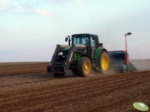 John Deere 6620 + Sulky Tramline CX