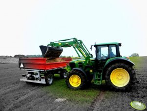 John Deere 6630  & HL6011