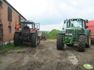 John Deere 6630 i Zetor 8245