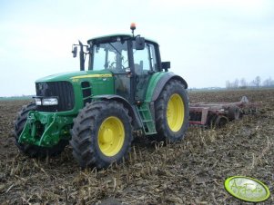 John Deere 6630 +  Lilla Harrie v 3.2m 