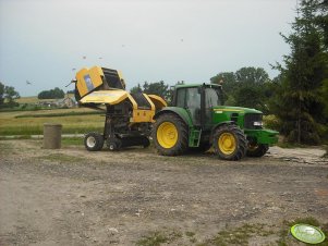 John Deere 6630 + New Holland BR 7060