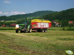 John Deere 6630 + Pöttinger Europrofi