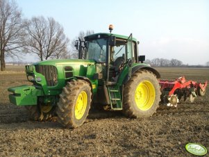 John Deere 6630 + Unia Ares T XL