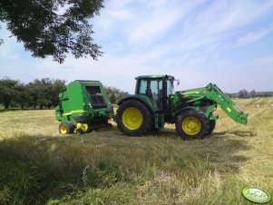 John Deere 6630P + JD 592