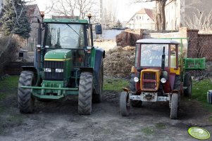 John Deere 6810 i Ursus C-330M