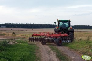 John Deere 6810 + talerzówka radziecka