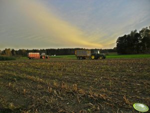 John Deere 6810 & Veenhuis & Fendt 612 & Przyczepa