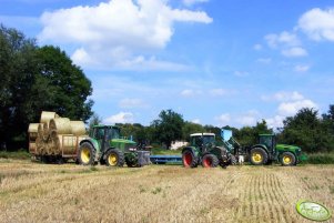 John Deere 6820 & Fendt 312 Vario & John Deere 7820