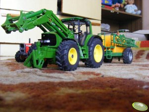 John Deere 6820+Amazone UG4500 Nova