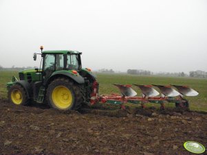 John Deere 6830 + Kvarneland ED100