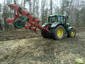 John Deere 6830 + Kverneland EM 100