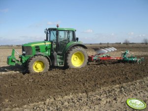 John Deere 6830 + Kverneland EM100 + Pacomat s