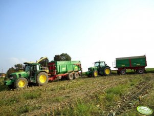 John Deere 6830 + MetalTech TS 16000 & John Deere 6630 + MetalTech DB 14000