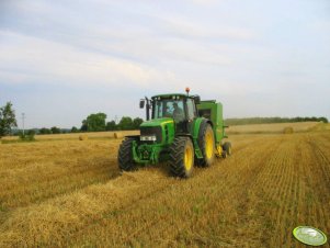 John Deere 6830 Premium + John Deere 580