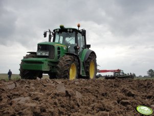 John Deere 6830 Premium + Keverland 4-skibowy