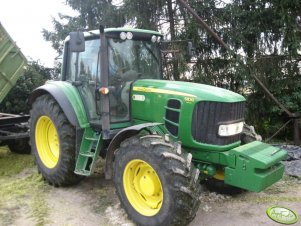 John Deere 6830 Premium + przyczepa 