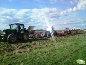 John Deere 6830 + Same Titan 190+ Fendt 716