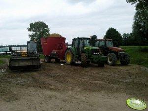 John Deere 6830 + Sano tmr profi 