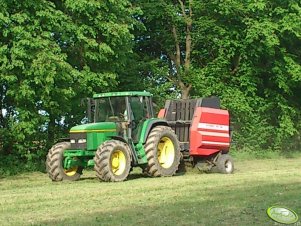 John Deere 6900 + Rivierre RV 186