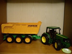 John Deere 6920 + przyczepa Joskin