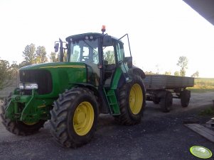 John Deere 6920 + przyczepa 