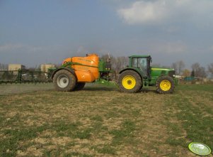 John Deere 6920 S + Amazone UX 5200