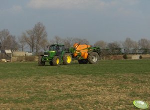 John Deere 6920 S + Amazone UX 5200