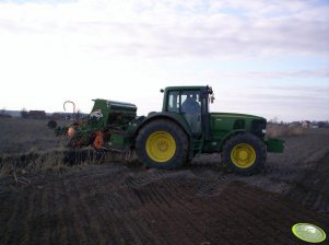 John Deere 6920s + Amazone AD303