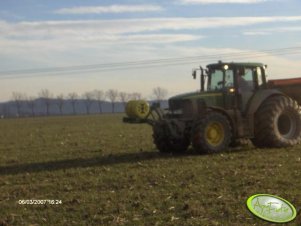 John Deere 6920S + Amazone ZA-M 3000