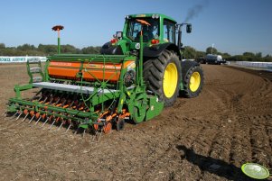 John Deere 7430 + Amazone Ad 3000 Special