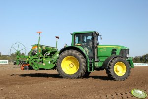 John Deere 7430 + Amazone Ad 3000 Special