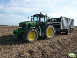 John deere 7530 + Fliegl Gigant