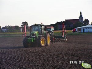 John Deere  7530  sulky reguline solo