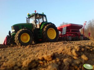 John Deere 7530+Kverneland ACCORD MSC