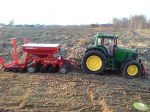 John Deere 7530+Kverneland ACCORD MSC