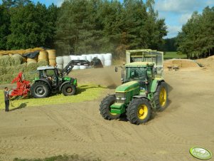 John Deere 7710 & Fliegl Gigant ASW 268