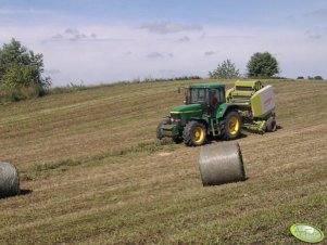 John Deere 7710 i Claas Variant 180