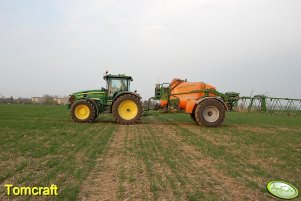 John Deere 7730 + Amazone UX 5200