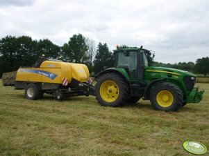 John Deere 7730 + New Holland BB9080