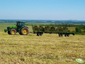 John Deere 7730 + Pronar T023