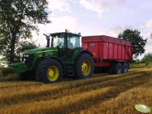 John Deere 7730 + przyczepa