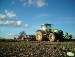 John Deere 7820 + Amazone Catros 5001